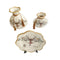 Home Decor Table Top Abstract Print Ceramic Vase Set of 3 Pcs 9*24/8.5*16/20 cm