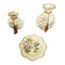 Home Decor Table Top Abstract Print Ceramic Vase Set of 3 Pcs 9*24/8.5*16/20 cm