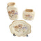 Home Decor Table Top Abstract Print Ceramic Vase Set of 3 Pcs 16*16/12*25/21.5 cm