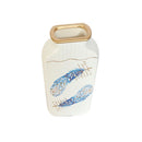 Home Decor Table Top Abstract Print Ceramic Vase Set of 3 Pcs 16*16/12*25/21.5 cm