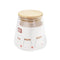 Airtight Bamboo Lid Glas Condiment Seasoning Jar 550 ml