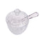 Glass Sugar Pot Condiment Seasoning Jar 8.5*11.5 cm