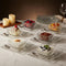 Glass Serving Bowl and Saucer Set of 12 Pcs 10.5*5.2/15 cm