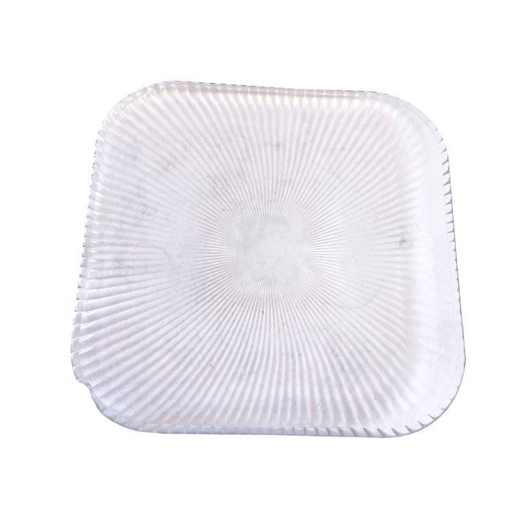 Crystal Cut Glass Appetizer Dish Dessert Plate Set of 7 Pcs 15*26.5 cm