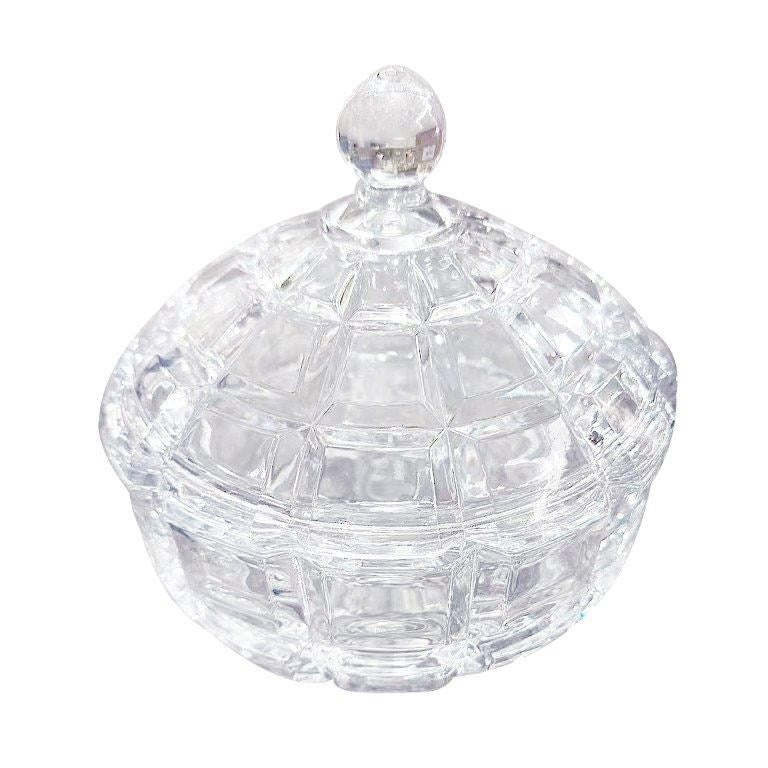 Glass Sugar Bowl with lid 18*17 cm