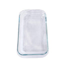Heat Resistant Rectangle Glass Baking Dish Set of 3 Pcs 2.2/1.6/1L