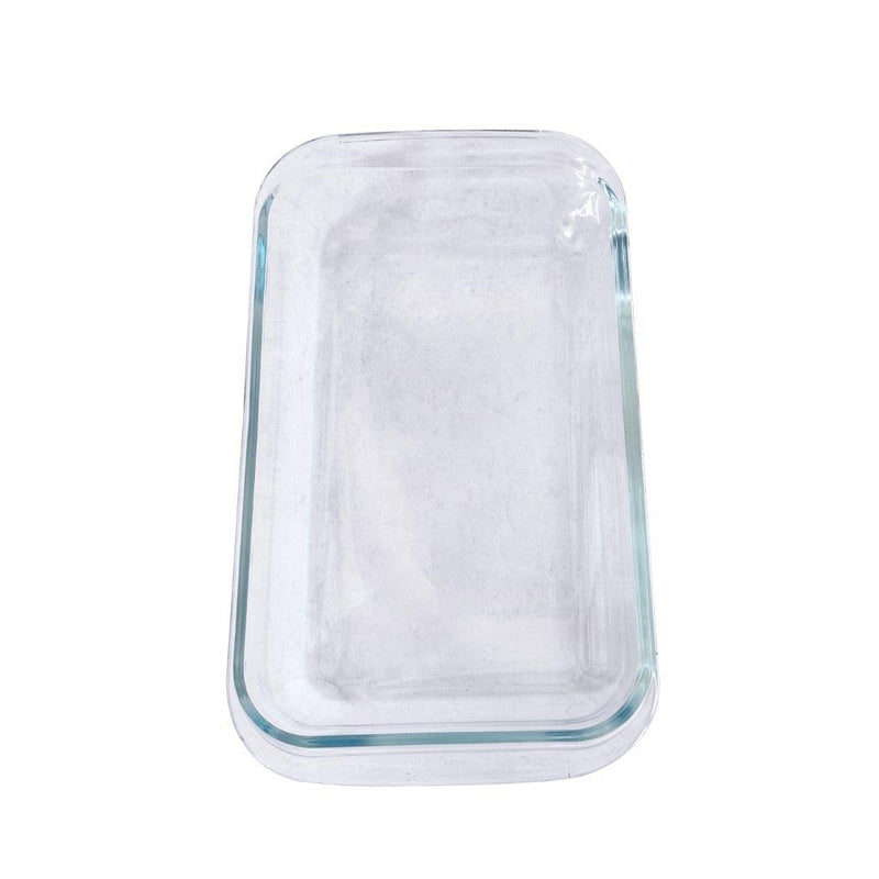 Heat Resistant Rectangle Glass Baking Dish Set of 3 Pcs 2.2/1.6/1L