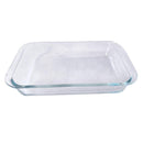 Heat Resistant Rectangle Glass Baking Dish Set of 3 Pcs 2.2/1.6/1L