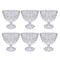 Glass Ice Cream and Dessert Bowl Set of 6 Pcs 11*10.5 cm