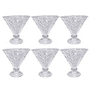 Glass Ice Cream and Dessert Bowl Set of 6 Pcs 12*12 cm