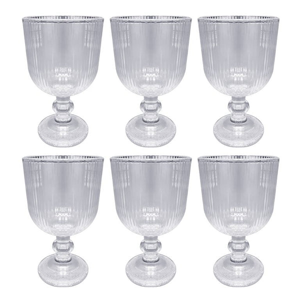 Glass Ice Cream and Dessert Bowl Set of 6 Pcs 9*16.5 cm