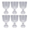 Glass Ice Cream and Dessert Bowl Set of 6 Pcs 9*16.5 cm