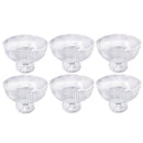 Glass Ice Cream & Dessert Bowl Set/6 Pcs 12.8**9.8 cm