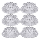 Glass Ice Cream and Dessert Bowl Set of 6 Pcs 11.5*5.5/17 cm