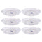 Premium lead Free Glass Saucer Plate Set of Set of 6 Pcs 14.5 cm