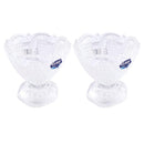 Crystal Cut Glass Ice Cream and Dessert Bowl Set of 2 Pcs 185 ml