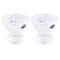 Crystal Cut Glass Ice Cream and Dessert Bowl Set of 2 Pcs 185 ml