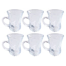 Lead Free Glass Tea Cup Set of 6 Pcs 155 ml