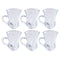 Lead Free Glass Tea Cup Set of 6 Pcs 155 ml