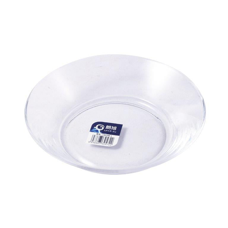 Premium Lead Free Glass Saucer Glass Plate Set of 6 Pcs 14*3 cm