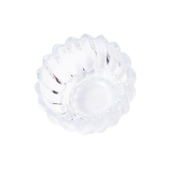 Crystal Glass Ice Cream and Dessert Bowl with Saucer Set of 12 Pcs 10*6.5/15.5*3 cm