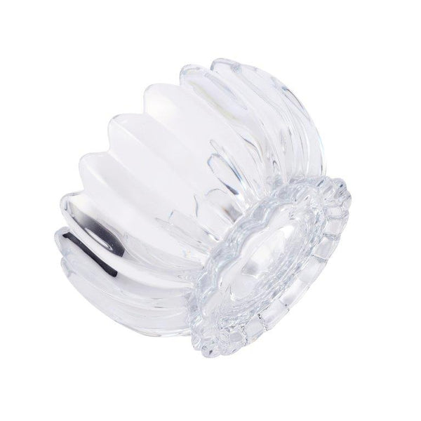 Crystal Glass Ice Cream and Dessert Bowl with Saucer Set of 12 Pcs 10*6.5/15.5*3 cm