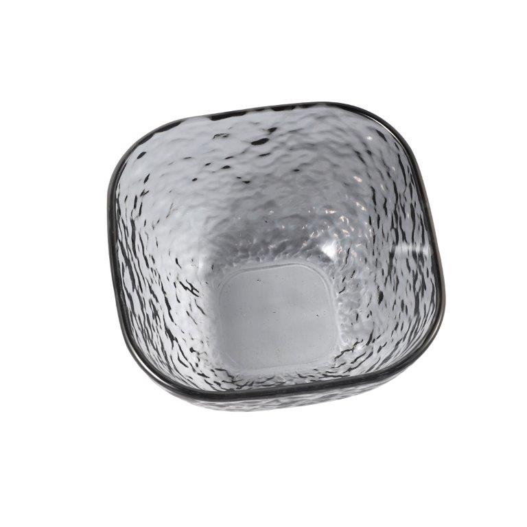 Crystal Glass Ice Cream and Dessert Bowl with Saucer Set of 12 Pcs 10*6.5/15.5*1.5 cm