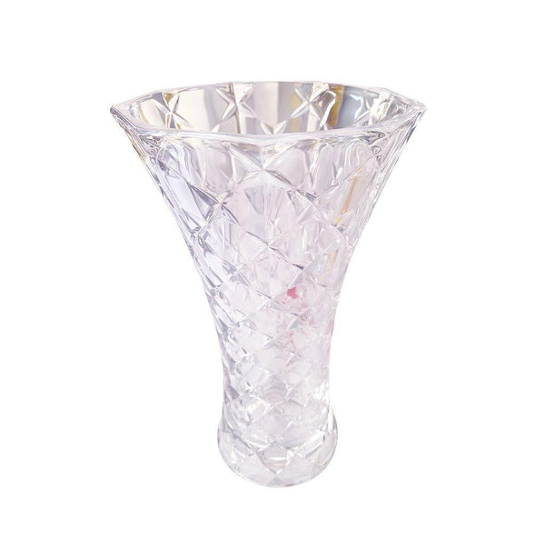 Decorative Centrepiece Crystal Glass Tabletop Flower Vase Assorted Collection 14.5*24.5 cm