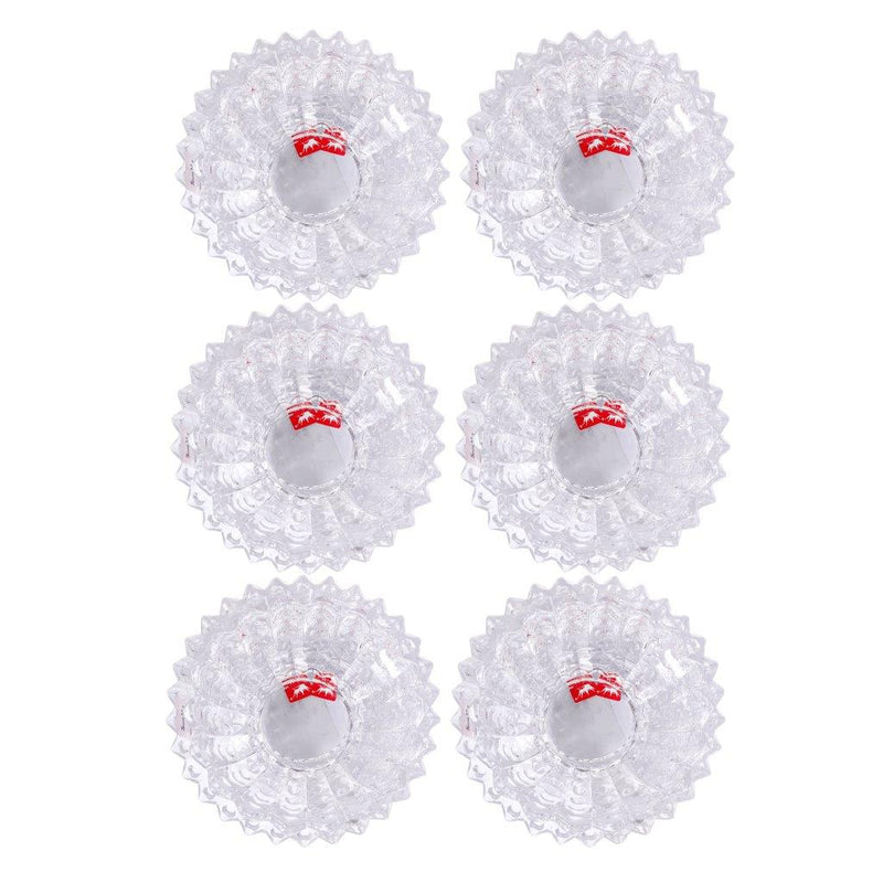 Crystal Glass Ice Cream and Dessert Bowl with Saucer Set of 6 Pcs  10*6.5/16 cm