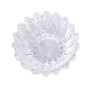 Crystal Glass Ice Cream and Dessert Bowl with Saucer Set of 6 Pcs  10*6.5/16 cm