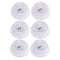 Crystal Glass Ice Cream and Dessert Bowl with Saucer Set of 6 Pcs  10*6.5/16 cm