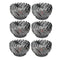 Crystal Glass Ice Cream and Dessert Bowl Set of 6 Pcs 150 ml **