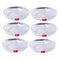 Crystal Glass Ice Cream and Dessert Bowl Set of 6 Pcs 340 ml **