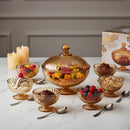 Glass Serving Bowl Set of 7 Pcs 1100+1300 ml