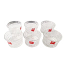 Crystal Glass Ice Cream and Dessert Bowl Set of 6 Pcs 120 ml **