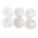 Crystal Glass Ice Cream and Dessert Bowl Set of 6 Pcs 120 ml **