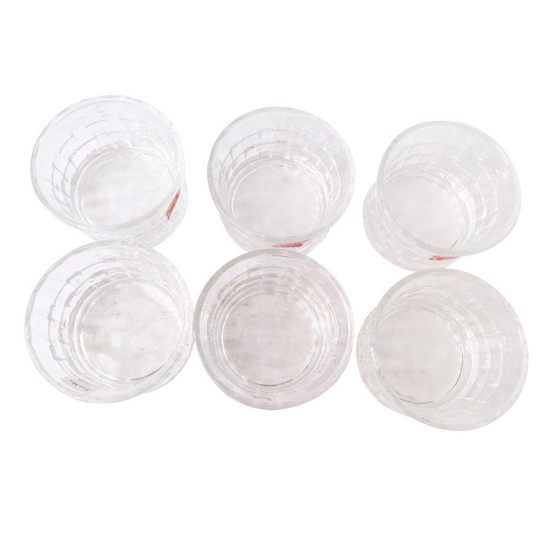 Crystal Glass Ice Cream and Dessert Bowl Set of 6 Pcs 120 ml **