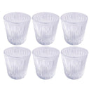 Premium Lead Free Glass Tumblers Set of 6 Pcs 270 ml