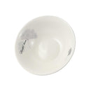 White Ceramic Floral Print Tableware Round Serving Dish Bowl 6''