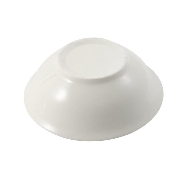 White Ceramic Floral Print Tableware Round Serving Dish Bowl 6''