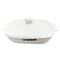 White Ceramic Plain Rim Bowl Fine Porcelain Casserole Set of 3 Pcs 11.5+12.5+13.5''