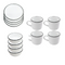 Vanilla White Ceramic Dinner Set of 16 Pcs