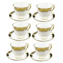 Ceramic Tea Cup and saucer Abstract Print ** 200cc/14 cm