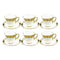 Ceramic Tea Cup and Saucer Set Abstract Print ** 150cc/14 cm