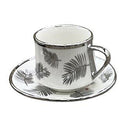Ceramic Coffee Cup and saucer Abstract Print ** 90cc/10.5 cm