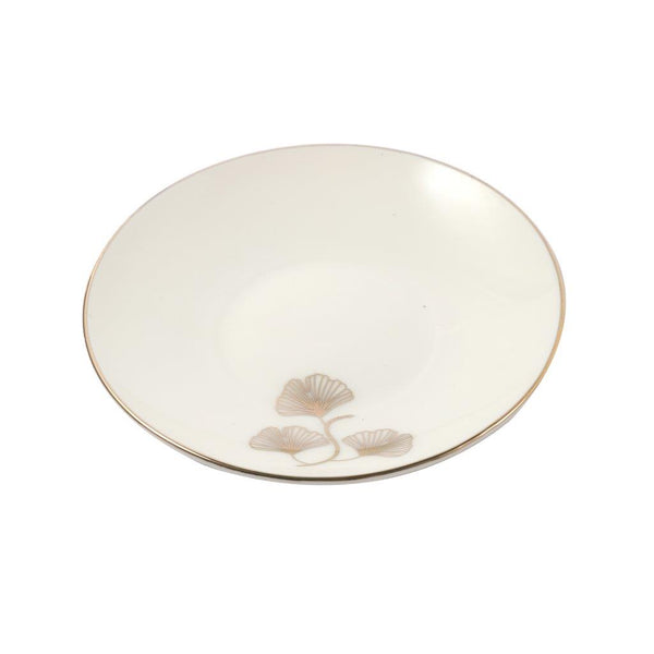 Ceramic Coffee Cup and Saucer Set of 6 Pcs Abstract Print 6.5*4.5/11 cm