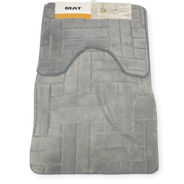 Bathroom Accessories Bath Mat Abstract Design Set of 2 Pcs 50*80cm/40*50 cm