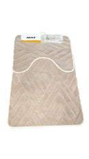 Bath Mat Abstract Design Set of 2 Pcs 50*80cm/40*50 cm