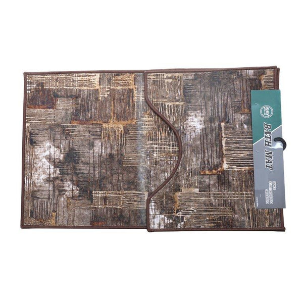 Abstract Design Non Slip Bath Mat Set of 2 Pcs 50*80 cm/50*40 cm
