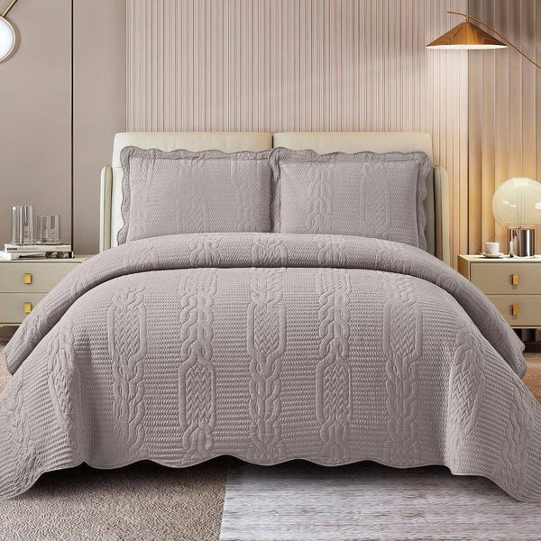 Plain Color Comforter Bedspread Bedding Set Bed Cover with Pillowcase Set need inspect